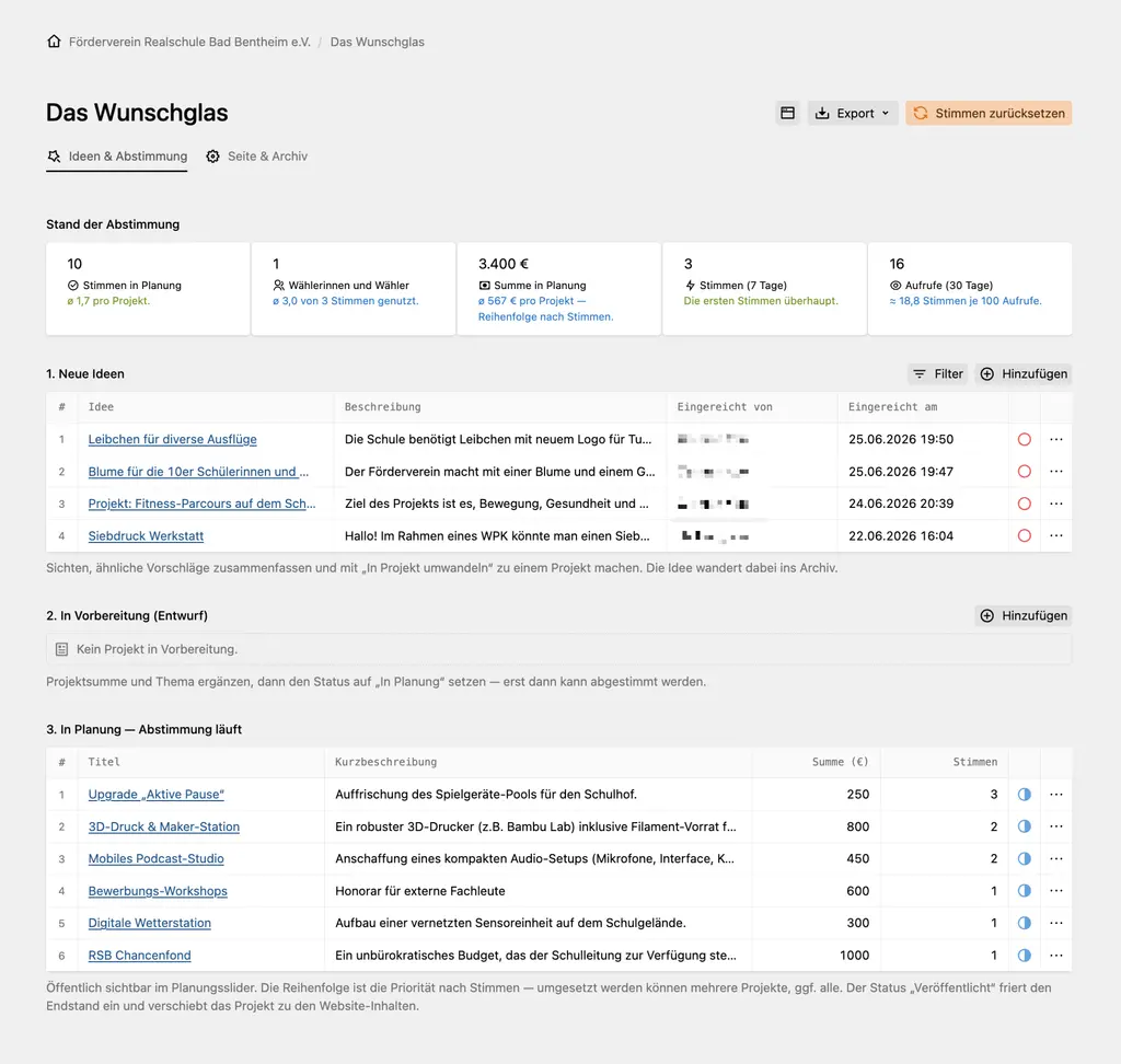 Is this the best Förderverein website? - Photo